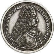 5 Deutsche Mark Markgraf von Baden - Pattern, Germany, 1955 reverse image