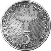 5 Deutsche Mark Markgraf von Baden - Pattern obverse image