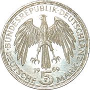 5 Deutsche Mark Gerhard Mercator obverse image
