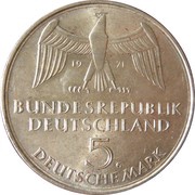 5 Deutsche Mark 100 Jahre Deutsches Reich obverse image