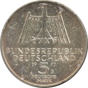 5 Deutsche Mark Albrecht Dürer obverse image