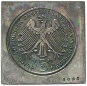5 Deutsche Mark Martin Luther - Pattern obverse image