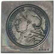 5 Deutsche Mark Martin Luther - Pattern, Germany, 1971 reverse image