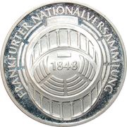 5 Deutsche Mark Frankfurter Nationalversammlung, Germany, 1973 reverse image