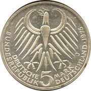 5 Deutsche Mark Friedrich Ebert obverse image