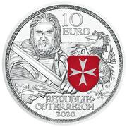 10 Euros Fortitude; coloured obverse image