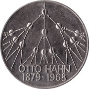 5 Deutsche Mark Otto Hahn, Germany, 1979 reverse image