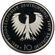 10 Deutsche Mark Arthur Schopenhauer obverse image