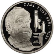 10 Deutsche Mark Carl Zeiss, Germany, 1988 reverse image