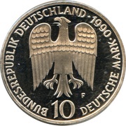 10 Deutsche Mark Frederick I. Barbarossa obverse image