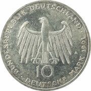 10 Deutsche Mark 200 Years "Brandenburger Tor" obverse image