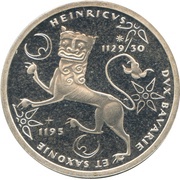 10 Deutsche Mark 800th Anniversary of the Death of Henry the Lion, Germany, 1995 reverse image