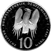 10 Deutsche Mark Melanchthon obverse image