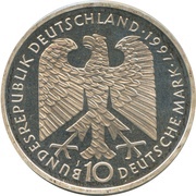 10 Deutsche Mark Heinrich Heine obverse image