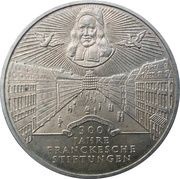 10 Deutsche Mark The Francke Foundations in Halle, Germany, 1998 reverse image
