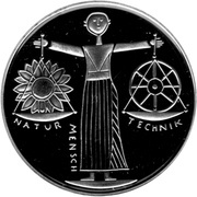 10 Deutsche Mark Expo 2000, Germany, 2000 reverse image