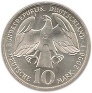 10 Deutsche Mark Johann Sebastian Bach obverse image