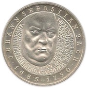 10 Deutsche Mark Johann Sebastian Bach, Germany, 2000 reverse image