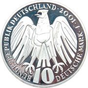 10 Deutsche Mark Federal Constitutional Court obverse image