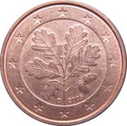 1 Euro Cent obverse image