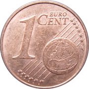 1 Euro Cent reverse image