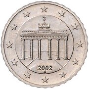 10 Euro Cents 1st map - Pattern obverse image