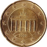 20 Euro Cents 1st map obverse image