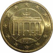50 Euro Cents 2nd map obverse image