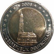 2 Euros Bundesländer - "Hamburg" obverse image