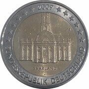 2 Euros Bundesländer - "Saarland" obverse image