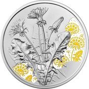 10 Euros Dandelion, Austria, 2022 reverse image