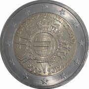 2 Euros 10 Years of Euros Cash obverse image