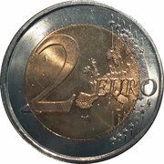 2 Euros Élysée Treaty, Germany, 2013 reverse image