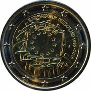 2 Euros 30 Years of European Union Flag obverse image
