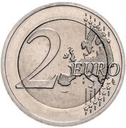 2 Euros Bundesländer - "Hessen" - Pattern, Germany, 2015 reverse image