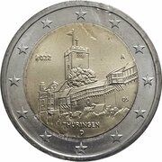 2 Euros Bundesländer - "Thüringen" obverse image