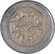 2 Euros Charlemagne obverse image
