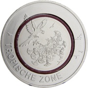 5 Euros Tropical zone reverse image