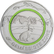 5 Euros Temperate Zone, Germany, 2019 reverse image