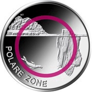 5 Euros Polar Zone reverse image