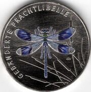 5 Euros Banded demoiselle, Germany, 2023 reverse image