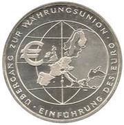 10 Euros Euro Currency, Germany, 2002 reverse image