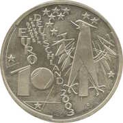 10 Euros German Museum Munich obverse image