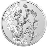 10 Euros Forget-me-not; silver, Austria, 2023 reverse image