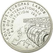 10 Euros Columbus Laboratory on ISS, Germany, 2004 reverse image