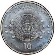 10 Euros Albert Einstein obverse image