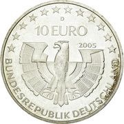 10 Euros Bavarian Forest National Park obverse image