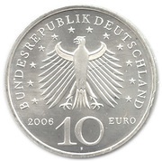 10 Euros Karl Friedrich Schinkel obverse image