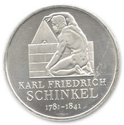 10 Euros Karl Friedrich Schinkel, Germany, 2006 reverse image