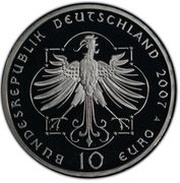 10 Euros Elisabeth von Thüringen obverse image